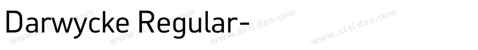 Darwycke Regular字体转换
